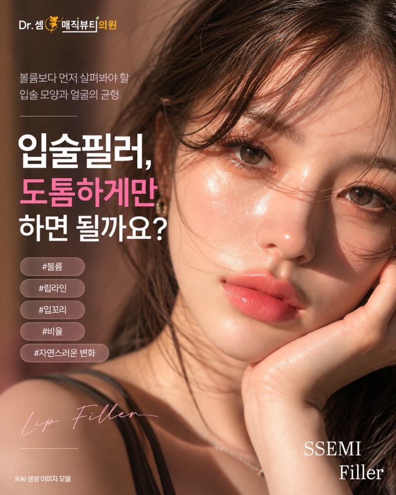 서면 여의사 입술필러 볼륨보다 먼저 봐야 할 얼굴의 균형 ㅣ 닥터셈매직뷰티의원 사진 2